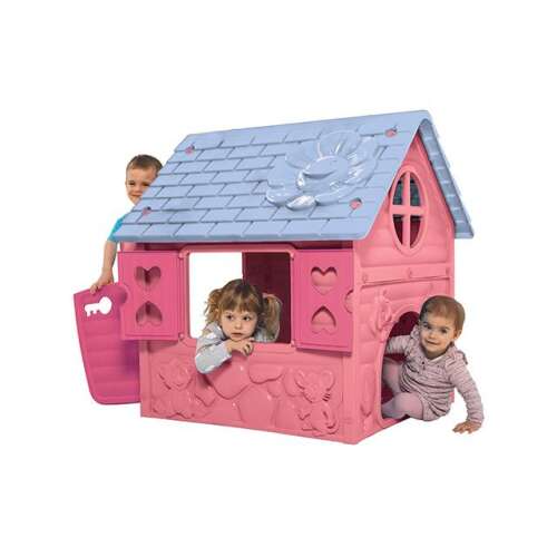 Első házam játszóház pink színben 106x98x90cm