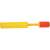 Yellow and red foam water gun, 30 cm long