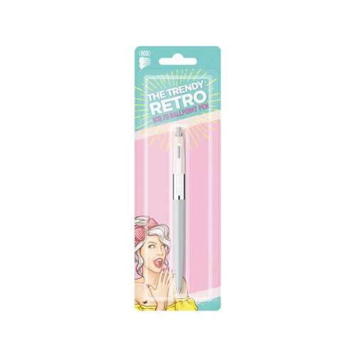 The Trendy Retro 70C Kugelschreiber in Silber