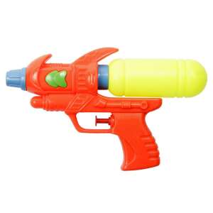 Tank Wasserpistole - 20 cm, orange und gelbes Plastikspielzeug - Strandartikel