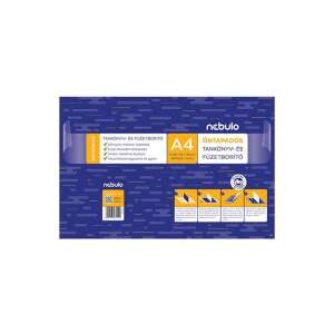 Nebulo A4 clear self-adhesive notebook and textbook covers, 10 pack - Victoria