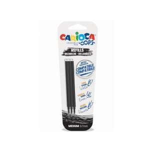 Carioca Oops löschbarer Stift Nachfüllungen, 3er Pack, schwarze Tinte, 0,7 mm - Schreibwaren-Zubehör