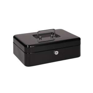 Spirit CB320 Cutie de bani din metal negru cu încuietoare și cheie - Casete bani