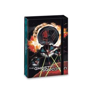 The Ghost Squadron A4-es füzetbox, űrbéli mintával, űrhajókkal és vörös bolygóval - Füzetbox