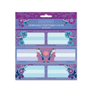 Catalina Estrada füzetcímkék madár mintával, 18 db - Füzetcímke