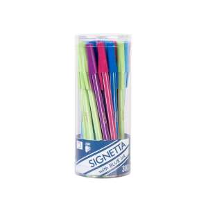 Signetta golyóstoll 30 db-os csomag, kék tintával, vegyes színekben - ICO