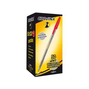 Corvina 50er Pack rote Kugelschreiber - Kugelschreiber