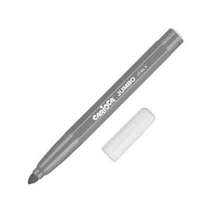 Carioca Jumbo grauer Filzstift, 6 mm Spitze, abwaschbar, zum Zeichnen und Malen - Zeichengeräte