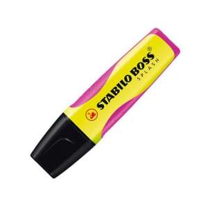 Stabilo BOSS Splash szövegkiemelő, rózsaszín, sárga, 2-5 mm-es vonalvastagság - STABILO