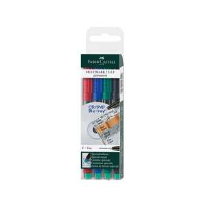 Faber-Castell: Marker cu alcool Multimark set 0,6mm 4pcs 55401652 - Pixuri