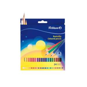 Creioane colorate Pelikan lăcuite 24pcs culori mixte 84738897 - Papetărie