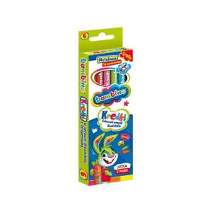 Bambino Jumbo Színes Ceruza - 6 db + Hegyező