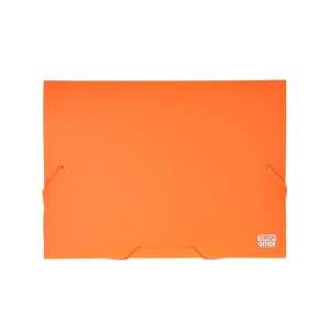 Narancssárga A4-es bővülő irattartó mappa gumis záródással, TipTop Office márka - Füzetbox
