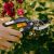 Using Fiskars SingleStep P26 pruning shears to prune roses