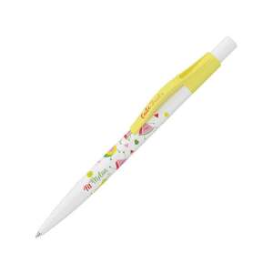 ICO Vegan Fruits gelber Kugelschreiber mit Wassermelonen-Design - Kugelschreiber