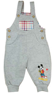Disney fiú Kertésznadrág - Mickey Mouse #szürke - 98-as méret 31225458 "Mickey"  Gyerek nadrág, leggings