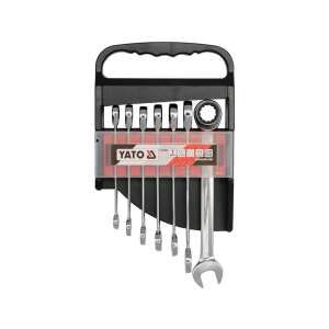 YATO 7 piece combination wrench set, 10-19 mm, CrV - Yato