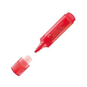 Faber-Castell Textliner 1546 Superfluorescent Textmarker, rot - Schreibwaren