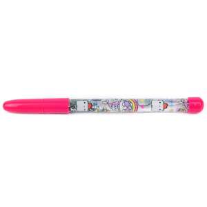 Cubiesquad glitter pen with unicorn design, pink - Pen