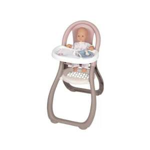 Smoby Baby Nurse krzesełko do karmienia dla lalek, lalka siedzi w krzesełku - Smoby