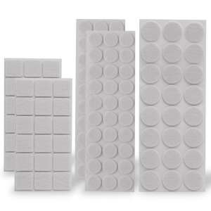 Set of self-adhesive felt pads in different sizes for furniture protection - Furniture