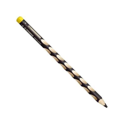 Creion colorat triunghiular Stabilo EASYcolors L negru