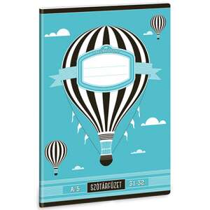 Caiet de vocabular A/5 cu design balon cu aer cald, 31-32 pagini, Ars Una Studio - Ars Una