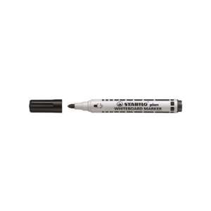 Stabilo Plan Whiteboard-Marker, schwarz, abgeschrägte Spitze, 2,5-3,5 mm - Tafel- & Flipchart-Marker