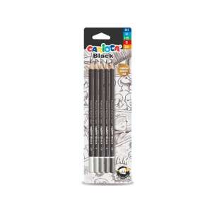 Carioca Black Premium Qualität HB Bleistifte 5er Set - Graphitstifte