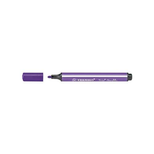 Marker Stabilo Trio Scribbi violet pentru colorat