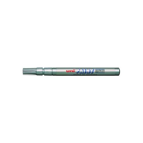 Uni Paint Marker, ezüst, 0,8-1,2 mm, bármire írható