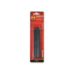 Koh-I-Noor Progresso Bleistifte, 4er Pack, 6B, 4B, 2B, HB - Graphitstifte