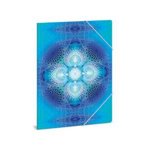 Dosar Ars Una Mandala Speranță Albastră A4 cu închidere elastică - Ars Una