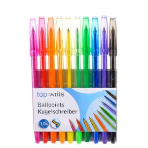 Topwrite 10er Pack Kugelschreiber in verschiedenen Farben - Stifte & Bleistifte