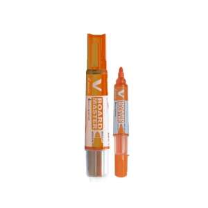 V Board Master Bullet Medium marker alb pentru tablă, portocaliu - Markere