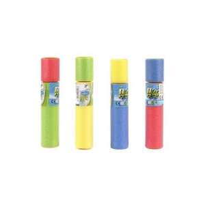 Set de 4 pistoale cu apă din spumă, 20 cm lungime, în culori diferite - Pistoale cu apa