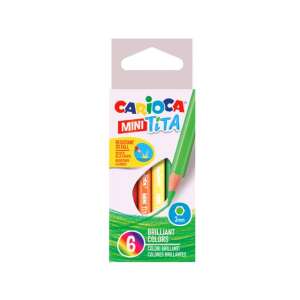 Carioca Mini Tita 6er-Pack bruchfeste Farbstifte, leuchtende Farben, 3mm Mine - Stifte & Bleistifte