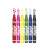 Colorino Kids Stamp Markers, 6 pack, double ended markers with stamps, red, pink, yellow, green, blue, black