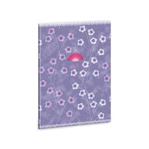 Caiet Ars Una A4 cu puncte, cu model floral și design de evantai - Ars Una