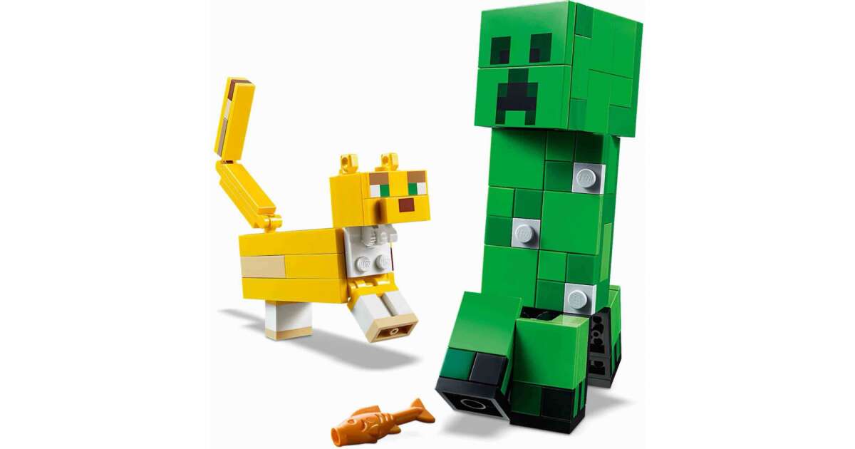 Lego® Minecraft™ Bigfig Creeper™ és Ocelot 21156 Pepita Hu