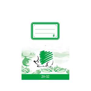 ICO Hedgehog A5 Notebook, 32 pages, plain - ICO