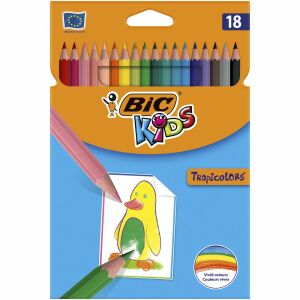BIC Kids TropiColors 2 Színes Ceruza - 18 db