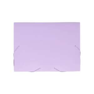 Spirit pasztell lila A4-es gumis füzetbox, 30mm gerinccel - Füzetbox