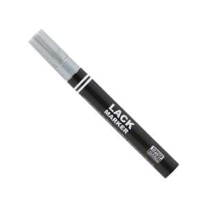 Marker de lacă argintiu, vârf de 2,8 mm, marca Top Office - Markere