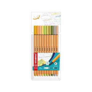Stabilo Point 88 Filzstift-Set, 10 Farben, 0,4 mm, zum Zeichnen, Schreiben und Malen - STABILO Fineliner