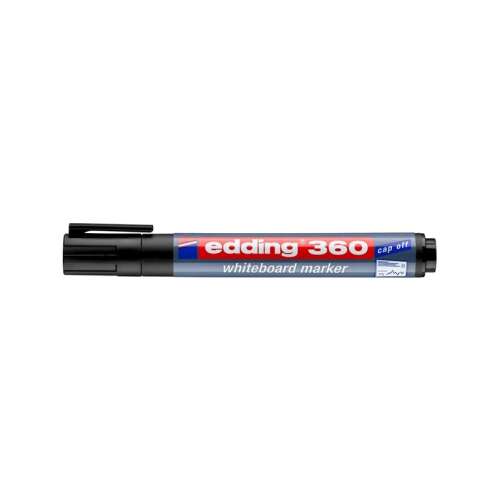 Edding 360 táblamarker, fekete, 1,5-3mm ferde hegyű