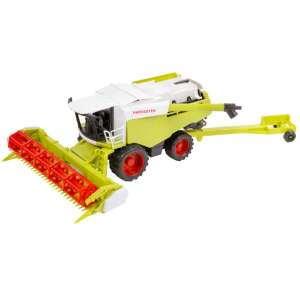 Green and white toy combine harvester, harvester toy for kids, farm toy for kids, toy combine harvester for kids, toy farm equipment, toy tractor, toy agricultural equipment, toy combine harvester - Work machine for children