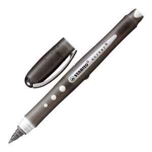 Stabilo Worker+ black rollerball pen with cap - Pen & Pencil