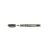 Stabilo Worker+ black rollerball pen open with cap