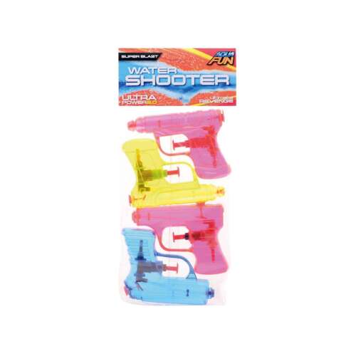 Super Blast Wasserspritzpistole, 4er Pack, Wasserpistolen, Sommerspaß, Kinderspielzeug, Outdoorspiel